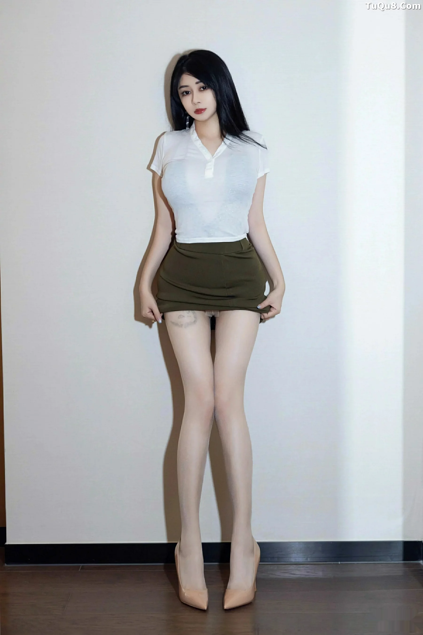 [HuaYang花漾] 2025.09.29 VOL.647 凯竹Quinn 白色T恤 [54P] NO.12