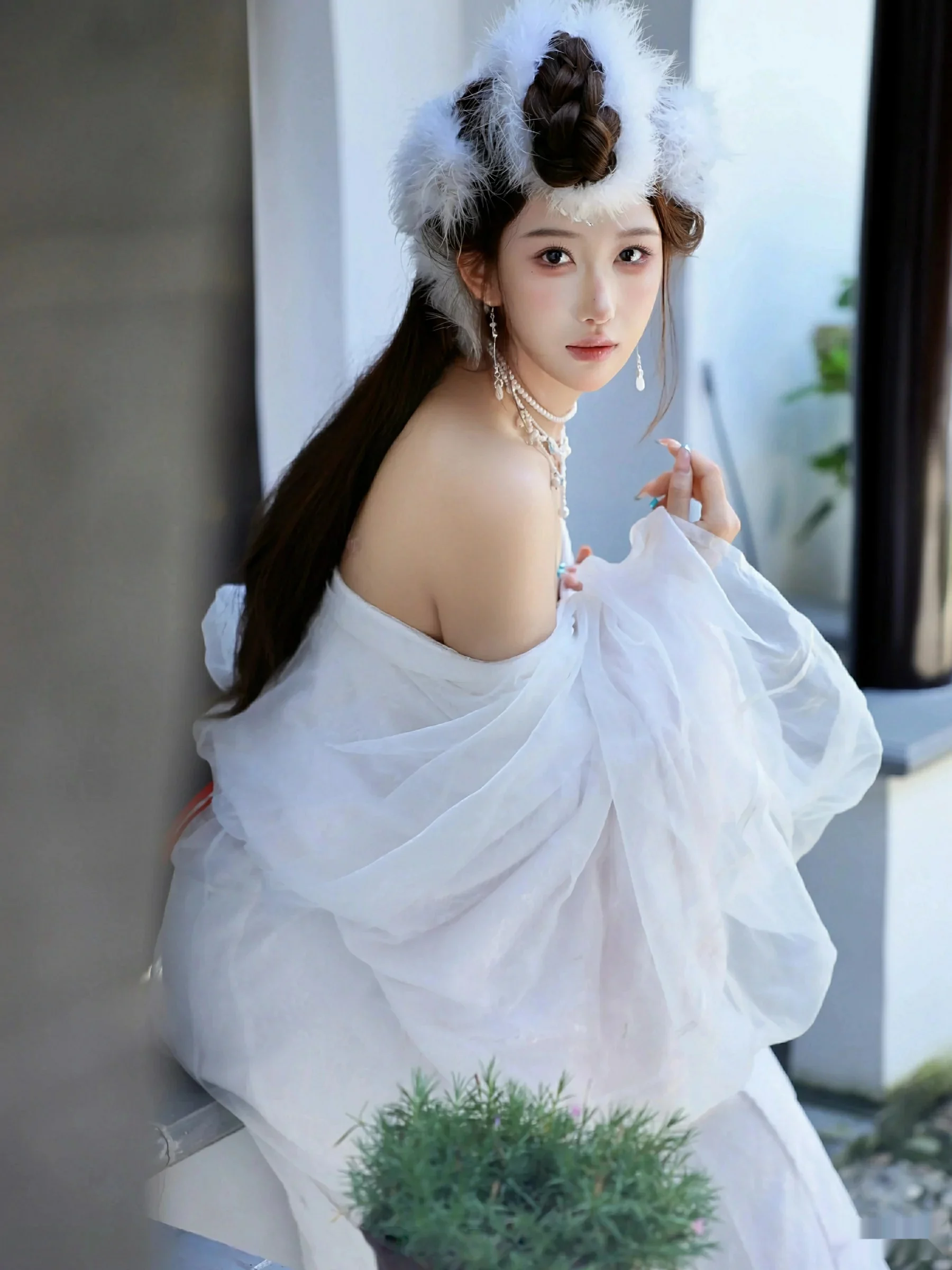 [XiuRen秀人网] 2025.10.09 No.10843 金允希Yuki 低胸长裙 [78P] NO.8