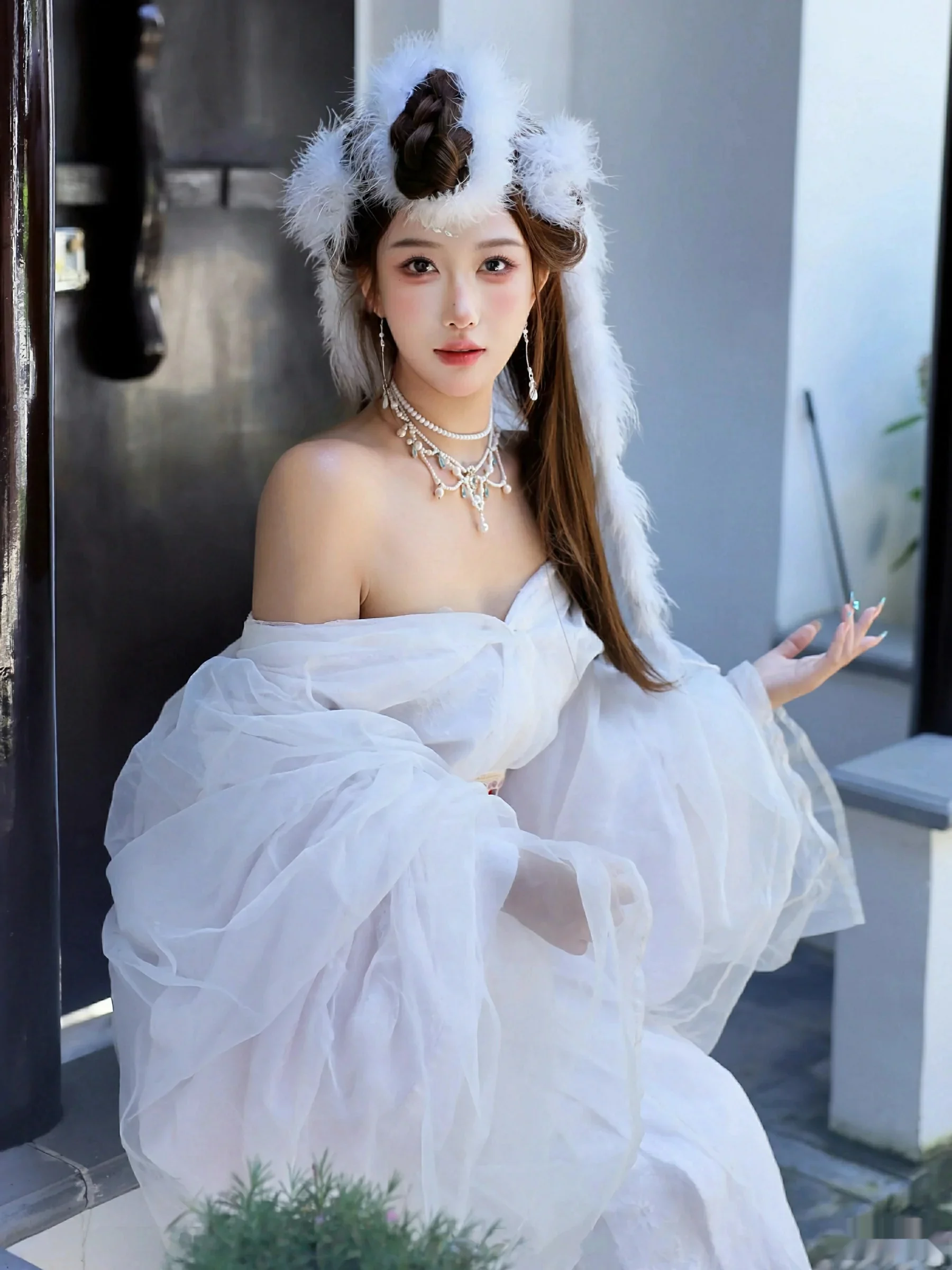 [XiuRen秀人网] 2025.10.09 No.10843 金允希Yuki 低胸长裙 [78P] NO.11