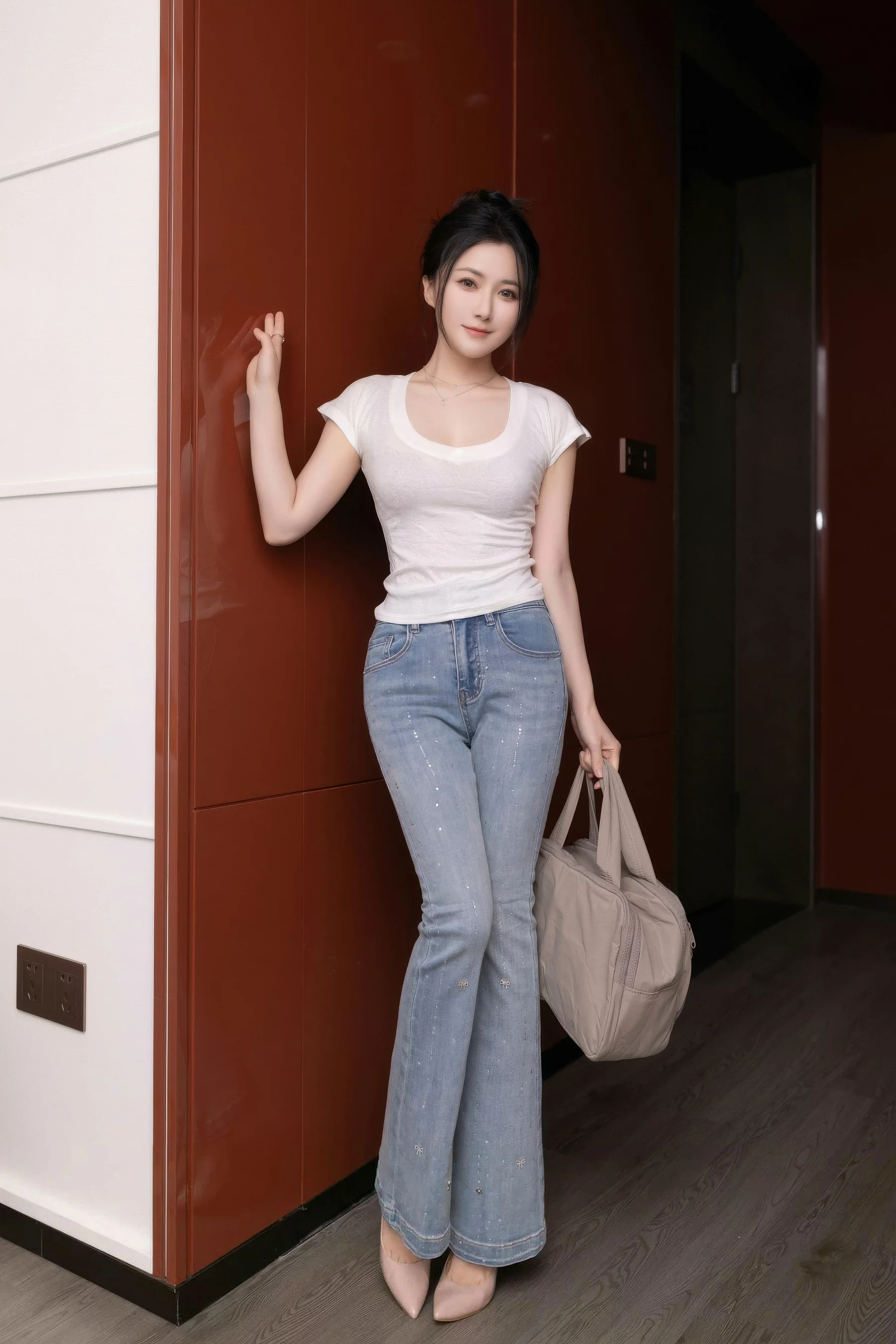 [XiuRen秀人网] 2025.10.11 No.10858 鱼子酱Fish 暖灰色蕾丝 [76P] NO.4