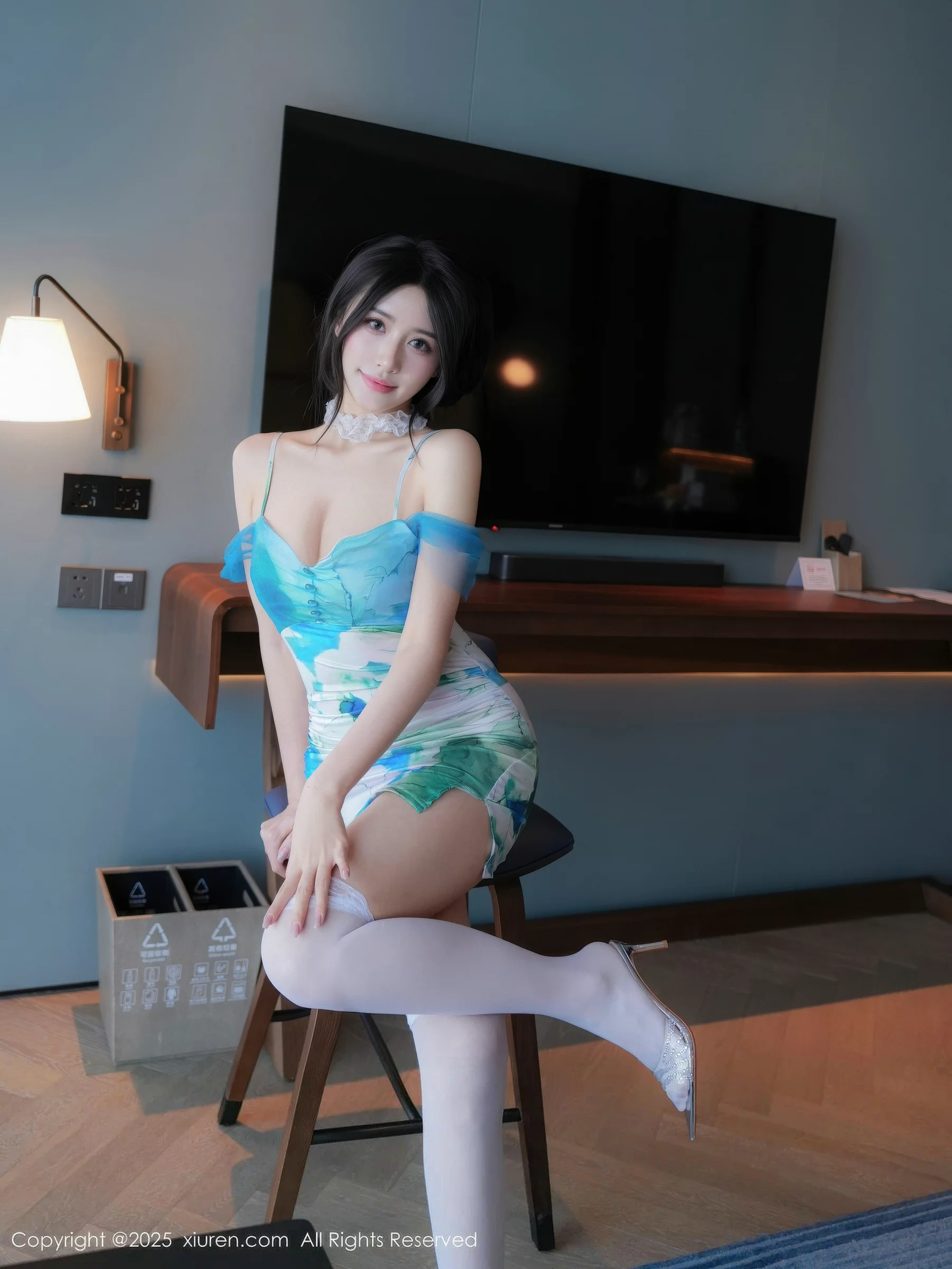 [XiuRen秀人网] 2025.10.13 No.10859 shelly诗莉吖 白色丝袜 [76P] NO.5