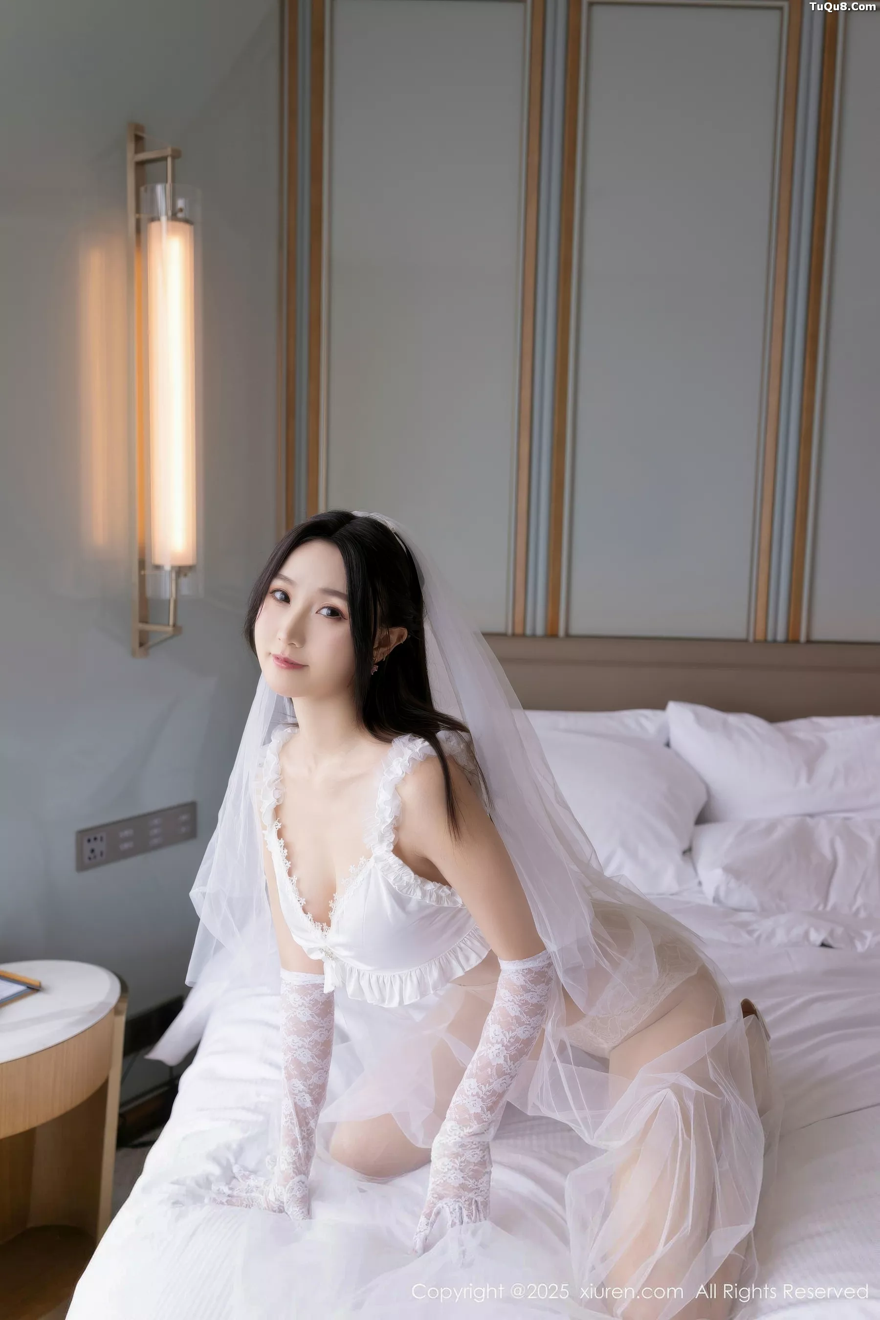 [XiuRen秀人网] 2025.10.15 No.10871 杏子Yada 轻透白纱 [70P] NO.4