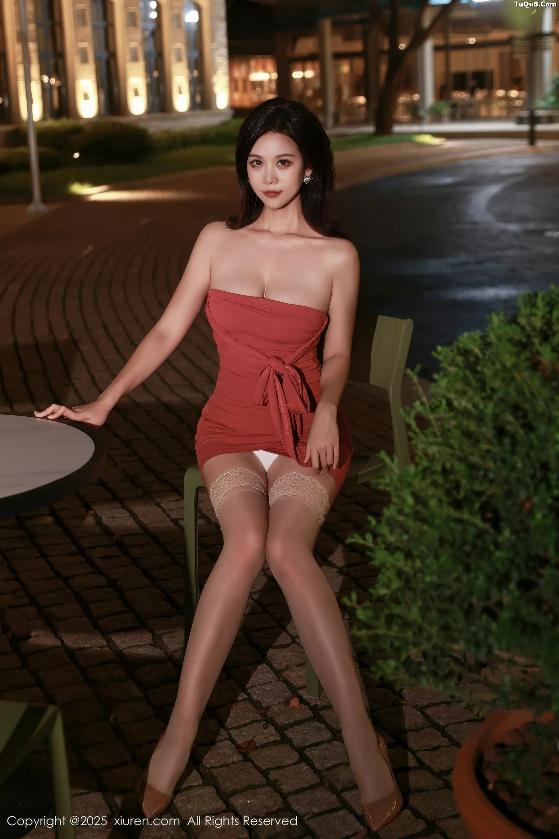 [XiuRen秀人网] 2025.10.16 No.10876 玫瑰我爱你 红色连衣短裙 [71P] NO.8