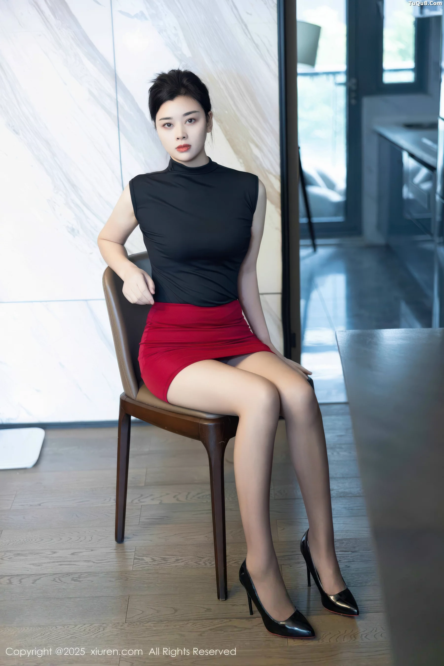 [XiuRen秀人网] 2025.11.05 No.10948 徐清妍 魅惑黑丝 [48P] NO.7