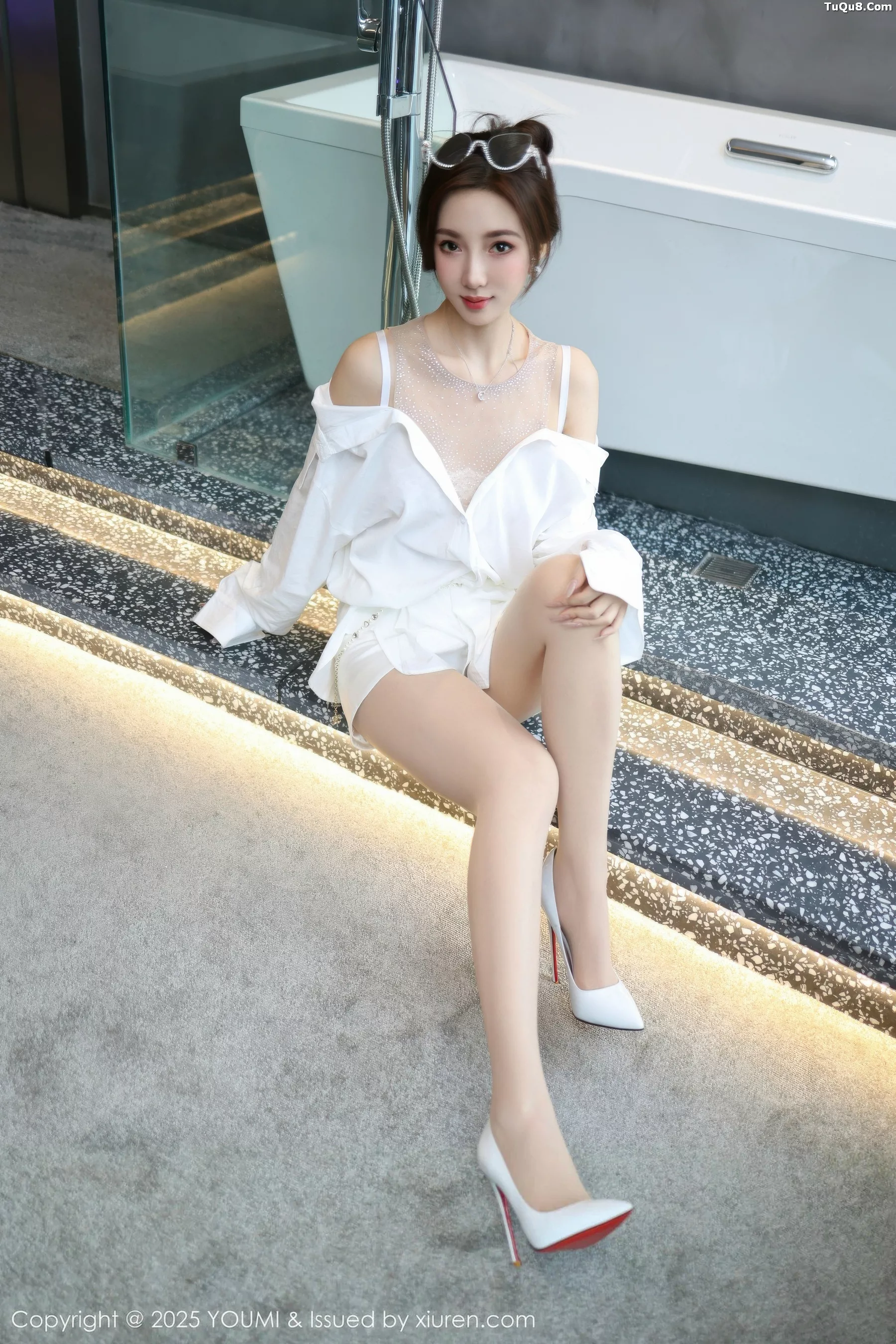 [YOUMI尤蜜荟] 2025.11.07 VOL.1177 Twins-桃桃 蕾丝内衣 [76P] NO.4