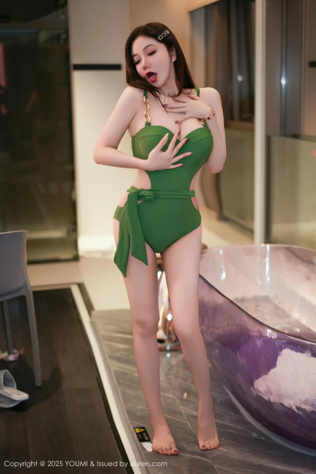 [YOUMI尤蜜荟] 2025.11.12 VOL.1178 心妍小公主 连体网袜 [50P] NO.5