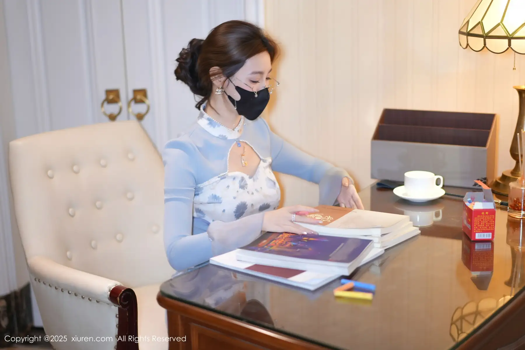 [XiuRen秀人网] 2025.11.26 No.11033 Twins-桃桃 闪亮白丝 [80P] NO.7